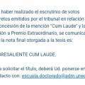 El profesor tutor de la UNED Lanzarote,  Rogelio Jorge Martín, sobresaliente Cum Laude en su tesis doctoral.